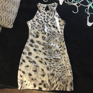 Parker sequin print dress